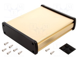 Enclosure: multipurpose; X: 146.6mm; Y: 169mm; Z: 41.6mm; aluminium