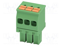 PCB connector, nominal cross section: 1.5 mm2, color: green,