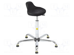 Stool; ESD; Seat dim: 330x230mm; 550÷800mm; Rsurf: 0.1÷1MΩ