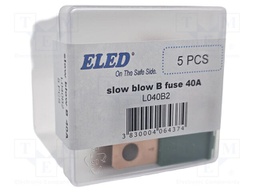 Fuse: fuse; 40A; 32VDC; automotive; 22.2mm; 22.2x15.2x45mm