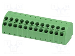 PCB connector, nominal cross section: 2.5 mm?, color: green,