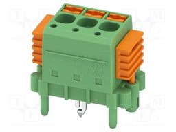 PCB direct plug, nominal cross section: 2.5 mm?, color: gree