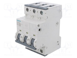Circuit breaker; 230/400VAC; Inom: 63A; Poles: 3; DIN; Charact: D