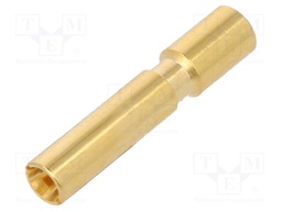 Contact; female; 0.75÷2.5mm2; gold-plated; crimped; for cable
