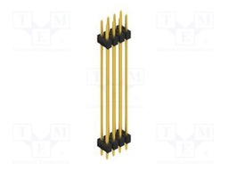 Connector: pin strips; pin header; male; PIN: 8; 2.54mm; THT; 2x4