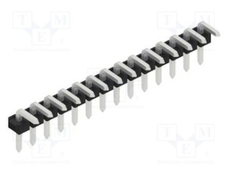Connector: pin strips; pin header; male; PIN: 14; 2.54mm; THT; 1x14