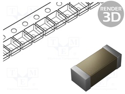 Capacitor: ceramic; MLCC; 100pF; 3kV; NP0; ±5%; SMD; 1808