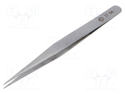 Tweezers; 135mm; for precision works; Blade tip shape: sharp