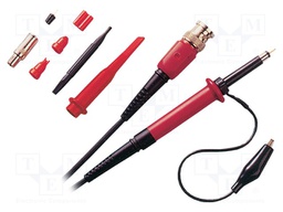 Probe: for oscilloscope; ≤250MHz (100: 1); 100: 1; 1.2m