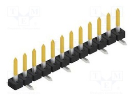 Connector: pin strips; pin header; male; PIN: 12; 2mm; SMT; 1x12