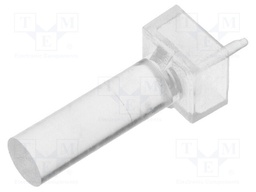 Fibre for LED; round; Ø3mm; Front: flat