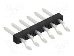 Connector: pin strips; pin header; male; PIN: 6; 2mm; SMT; 1x6; 100V