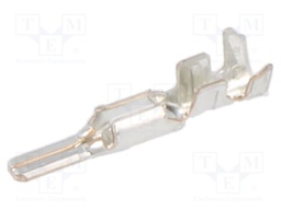 Contact; male; tinned; 22AWG÷20AWG; Mizu-P25; crimped; for cable