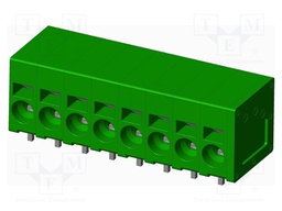Connector: PCB terminal block; terminal; Plating: tinned; on PCBs