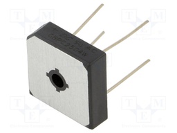 Bridge rectifier: single-phase; Urmax: 400V; If: 25A; Ifsm: 350A