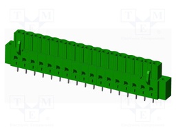 Connector: pluggable terminal block; socket; female; straight
