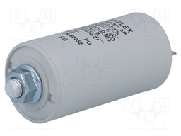 Capacitor: motors, run; 8uF; 450V; Ø35x65mm; -25÷70°C; ±10%; 10000h