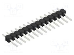 Connector: pin strips; pin header; male; PIN: 14; 2.54mm; SMT; 1x14
