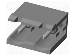 Connector: pluggable terminal block; socket; male; on PCBs