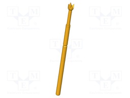 Needle-like test probe; Operational spring compression: 2.2mm