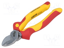 Pliers; insulated,side,cutting; for voltage works; steel; 200mm