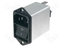 Connector: AC supply; socket; male; 2A; 250VAC; IEC 60320; -25÷85°C