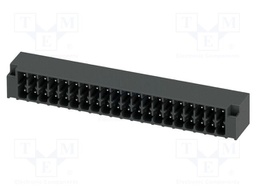PCB headers, nominal cross section: 1.5 mm2, color: black, n