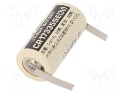 Battery: lithium; 3V; 2/3A,2/3R23; soldering lugs; Ø17x33.5mm