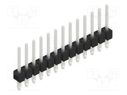Connector: pin strips; pin header; male; PIN: 13; 2.54mm; THT; 1x13
