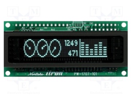 Display: VFD; graphical; 112x16; 350÷700cd/m2; Temp: -40÷85°C