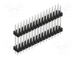 Connector: pin strips; pin header; male; PIN: 32; 2.54mm; THT; 2x16