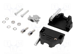 Enclosure: for D-Sub connectors; D-Sub 15pin,D-Sub HD 15pin