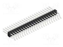 Connector: pin strips; pin header; male; PIN: 46; 2.54mm; SMT; 2x23