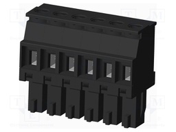 Connector: pluggable terminal block; plug; female; angled 90°
