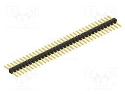 Connector: pin strips; pin header; male; PIN: 34; 2.54mm; SMT; 1x34