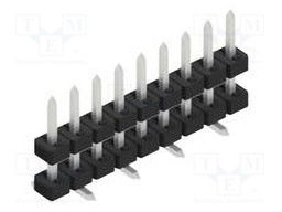 Connector: pin strips; pin header; male; PIN: 9; 2mm; SMT; 1x9; 100V