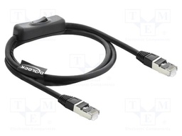 Extender Ethernet; F/UTP; Cat: 6; RJ45 plug,both sides; 1m; LSZH