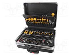 Kit: specialist tools; case; 63pcs.