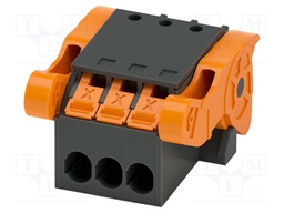 PCB connector, nominal cross section: 1.5 mm2, color: black,