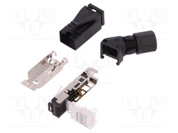 Plug; RJ45; PIN: 4; Cat: 5; shielded; Layout: 8p4c; Øcable: 4.5÷8mm