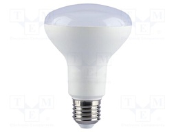 LED lamp; neutral white; E27; 220÷240VAC; 1055lm; P: 11W; 120°; IP20