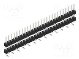 Connector: pin strips; pin header; male; PIN: 26; 2.54mm; SMT; 1x26