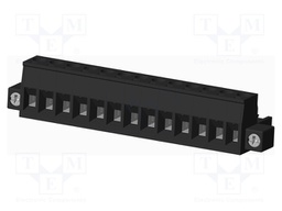 Connector: pluggable terminal block; plug; female; straight; 300V