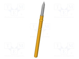 Test needle; Operational spring compression: 4mm; 5A; Ø: 1.3mm