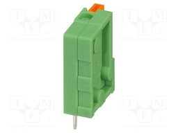 PCB terminal block, nominal current: 6 A, rated voltage (III