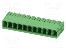 PCB headers, nominal cross section: 6 mm?, color: green, nom