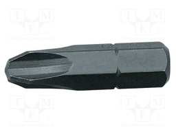 Screwdriver bit; Phillips; PH1; 5/16"; Overall len: 32mm