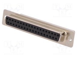 D-Sub; PIN: 37; plug; female; w/o contacts