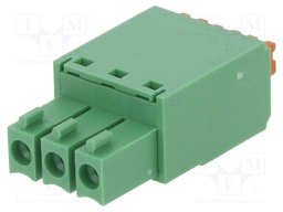 Pluggable terminal block; 3.5mm; ways: 3; straight; plug; female