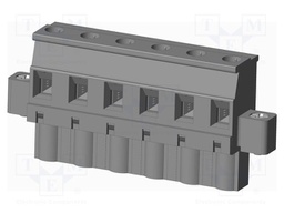 Connector: pluggable terminal block; plug; female; angled 90°